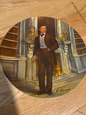 Knowles Collector Gonr With the Wind Plate Clark Gable